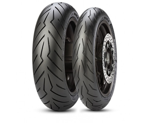 Immagine rappresentativa della gomma PIRELLI  PIRELLI DIABLO ROSSO SCOOTER 100/80 R14 54S