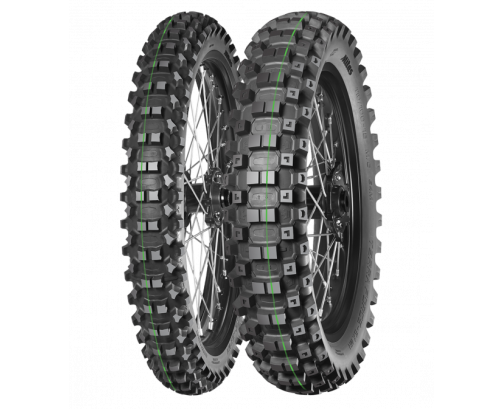 Immagine rappresentativa della gomma MITAS MITAS M  TT  R  SUPER LIGHT (MH TERRAIN)  (zielony pasek) 120/90 R18 65M