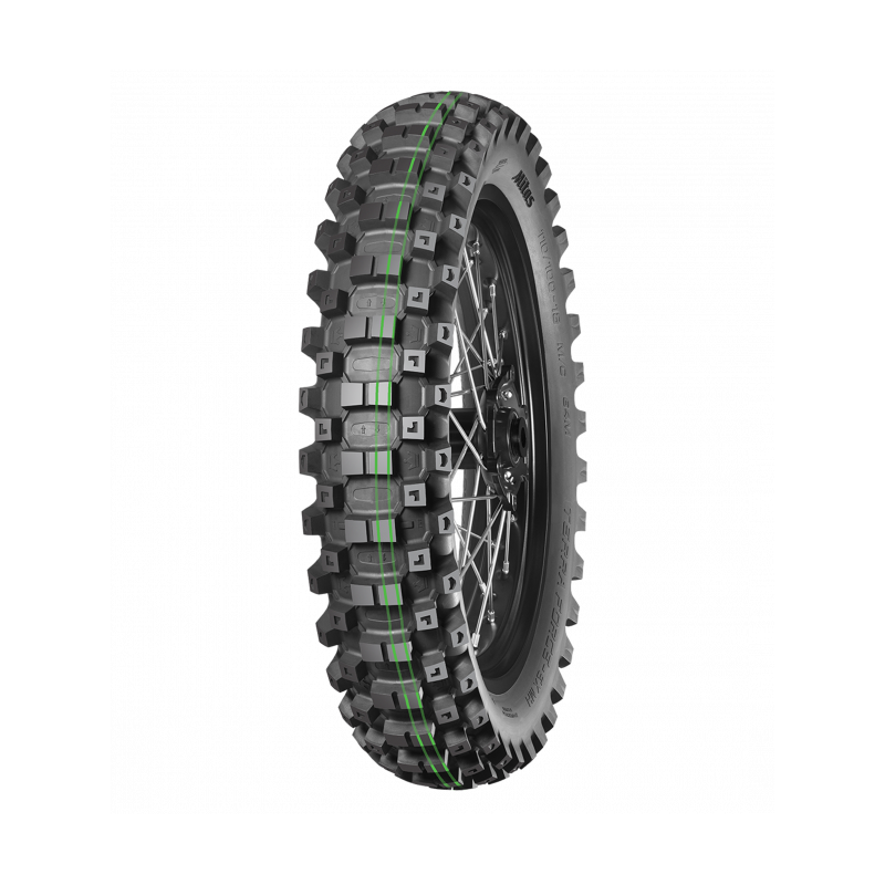 Immagine rappresentativa della gomma MITAS MITAS TERRA FORCE-EX MH SUPER SOFT (PODWÓJNY ZIELONY PASEK) Rear TT 120/90 R18 65M