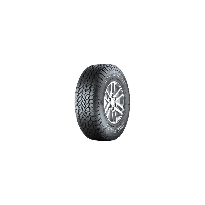 Immagine rappresentativa della gomma GENERAL TIRE GENERAL TIRE GRABBER AT3 FR LRC 6PR BSW M+S 3PMSF 285/70 R17 116S D C B 75dB